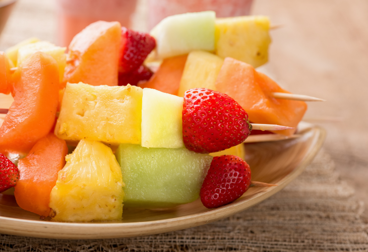 ¿Cómo conservar brochetas de frutas para que no se oxiden?