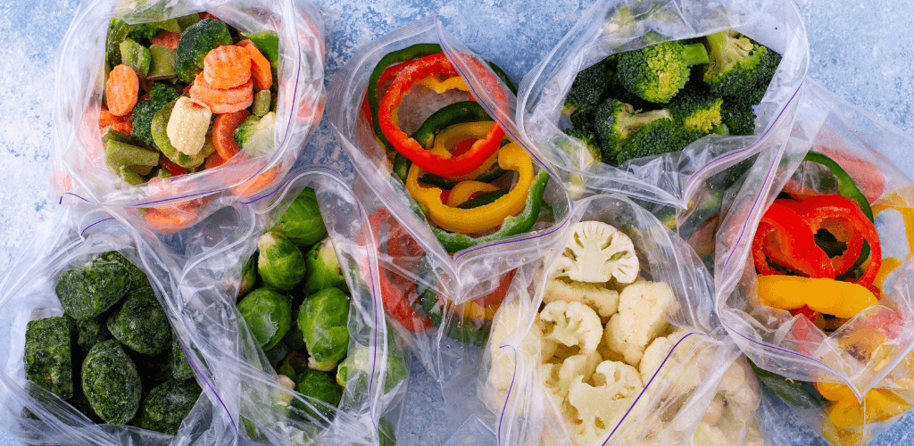 Diferencias entre comer verdura fresca o congelada