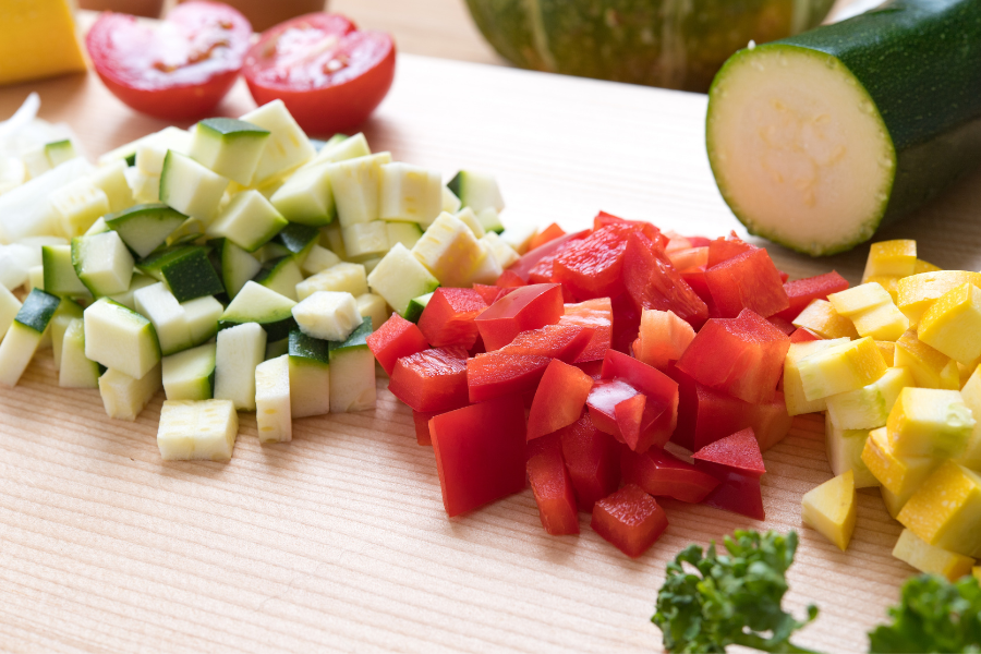 Tipos de cortes de verduras más frecuentes - Blog Frutas Charito