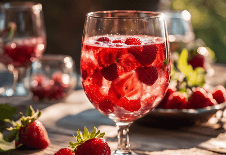 Cocktails y bebidas navideñas con frutas de temporada