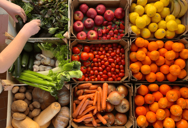 Frutas y Verduras de Temporada en Enero